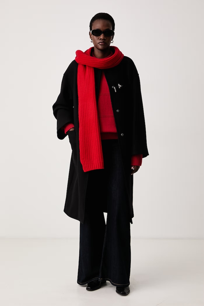 Max&Co. Sweter damski wełniany VOLARE 2626366113200 czerwony AW26