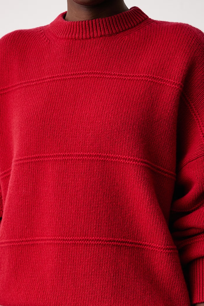 Sweter damski wełniany VOLARE Max&Co. 2626366113200 czerwony
