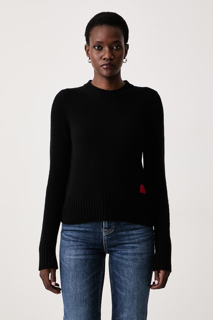 Max&Co. Sweter damski wełniany CAPO czarny 2626366103200