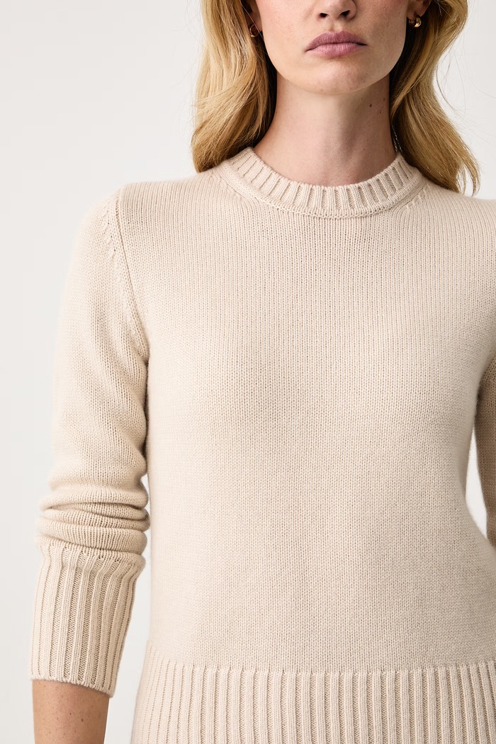 Sweter damski wełniany GELATO Max&Co. 2626366093200 beżowy