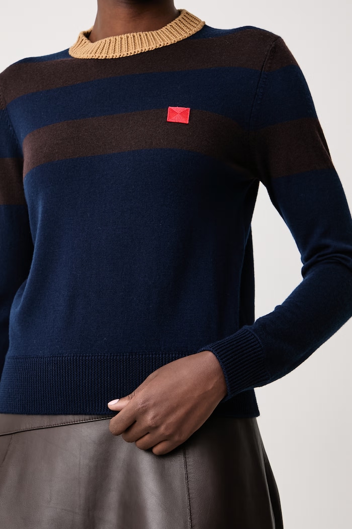 Sweter damski wełniany SALITA Max&Co. 2626366043200 granatowy