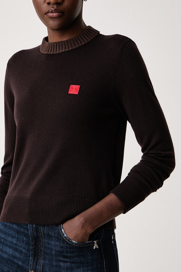 Sweter damski wełniany SALITA Max&Co. 2626366043200 brązowy