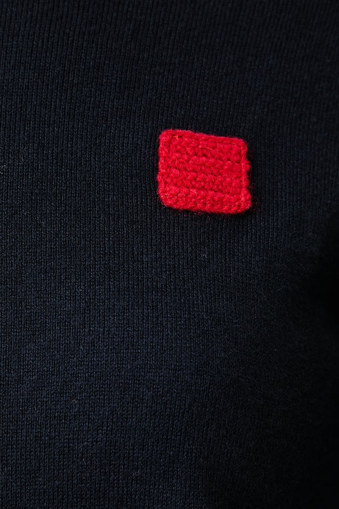 Sweter damski z dodatkiem kaszmiru QUADRO Max&Co. granatowy 2626366023200