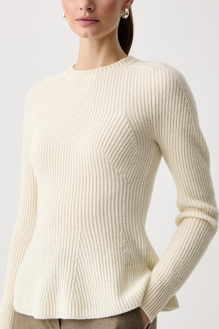 Sweter damski wełniany LONZA Max&Co. 2626366014200 beżowy