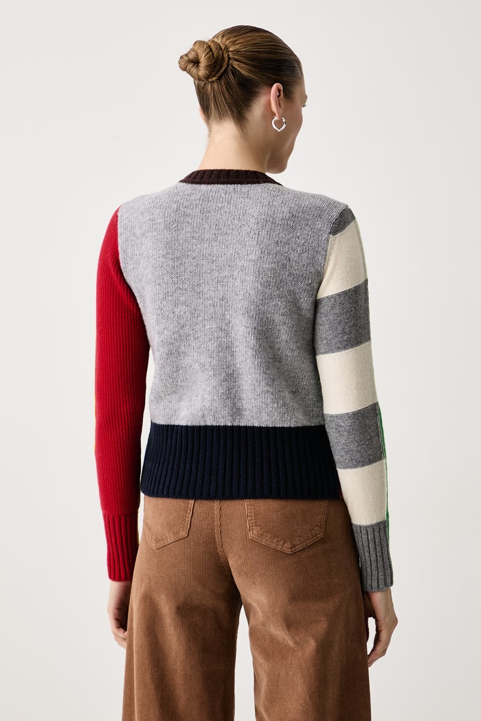 Odzież Max&Co. Kardigan damski wełniany ESORDIO 2626346023200 multicolor