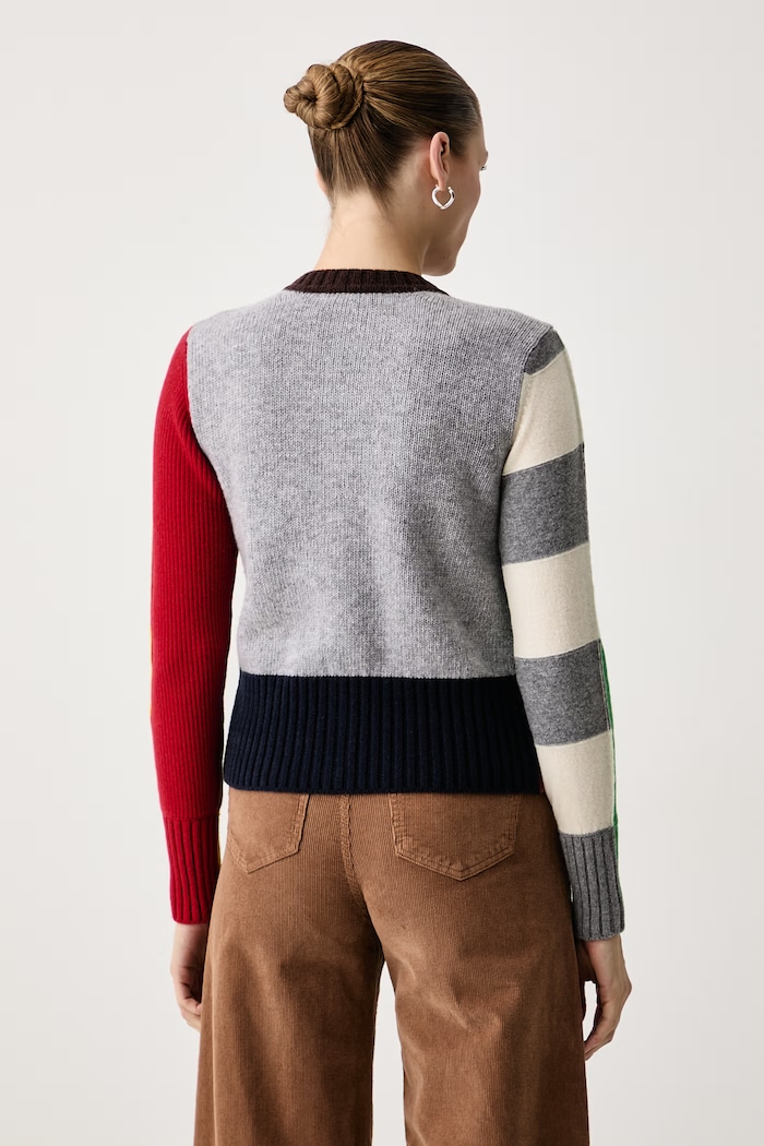Odzież Max&Co. Kardigan damski wełniany ESORDIO 2626346023200 multicolor
