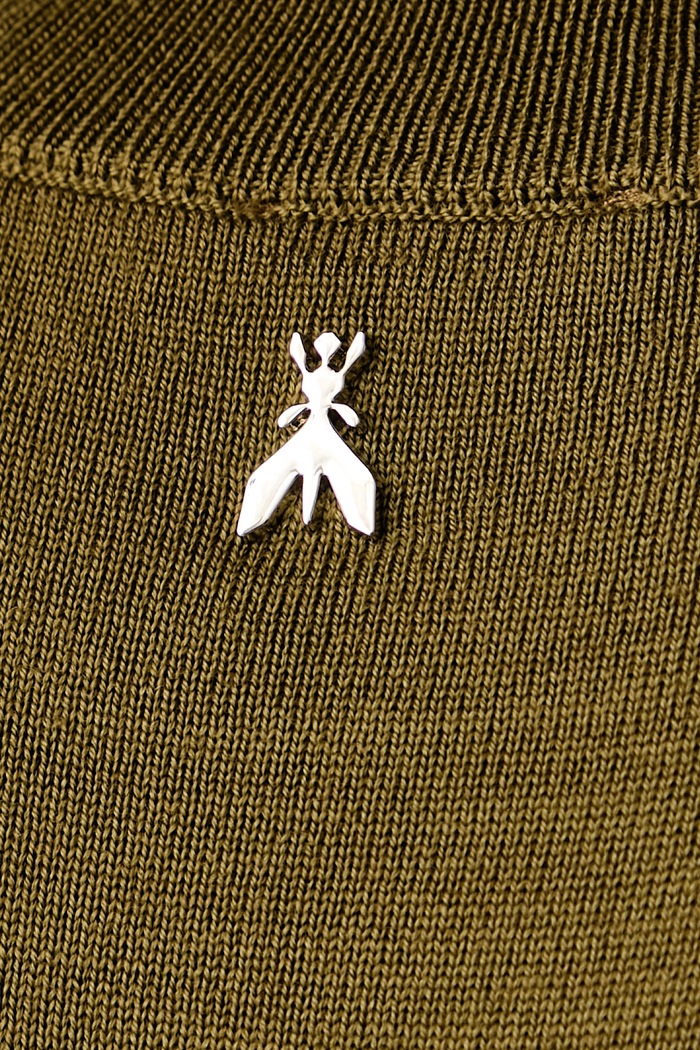 Sweter damski wełniany Patrizia Pepe zielony 2K0098.KM36