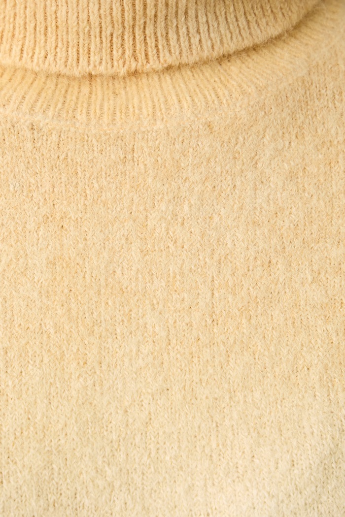 Sweter damski z wełną Patrizia Pepe beżowy 2K0085.KK029