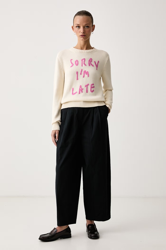 Max&Co. Sweter damski bawełniany EROSO 2626366021200 beżowy AW26