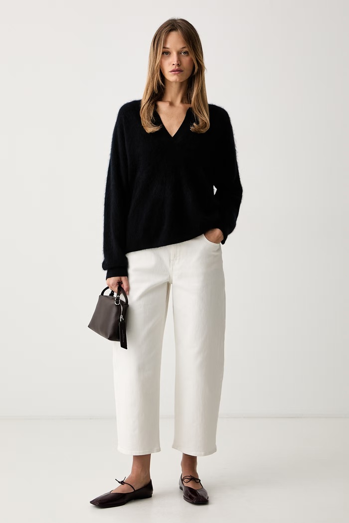 ViCOLO sweter damski wełniany 2AC2081 granatowy AW26