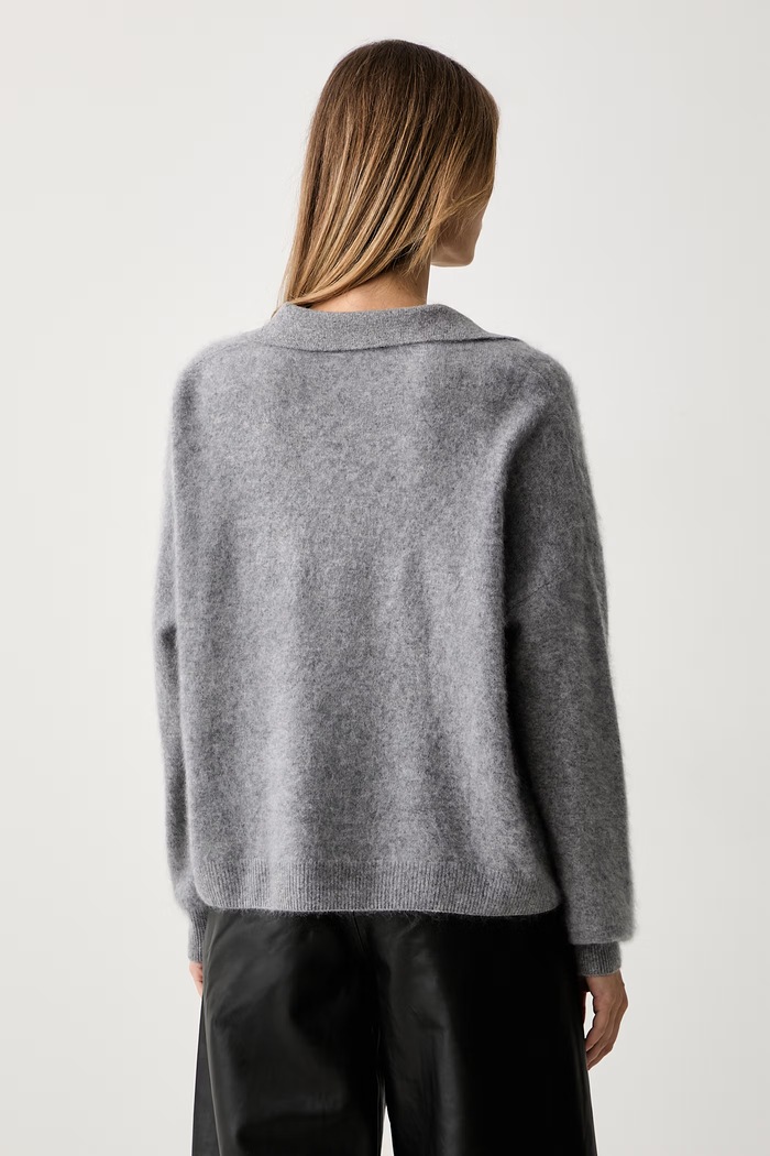 Odzież ViCOLO sweter damski wełniany 2AC2081 szary