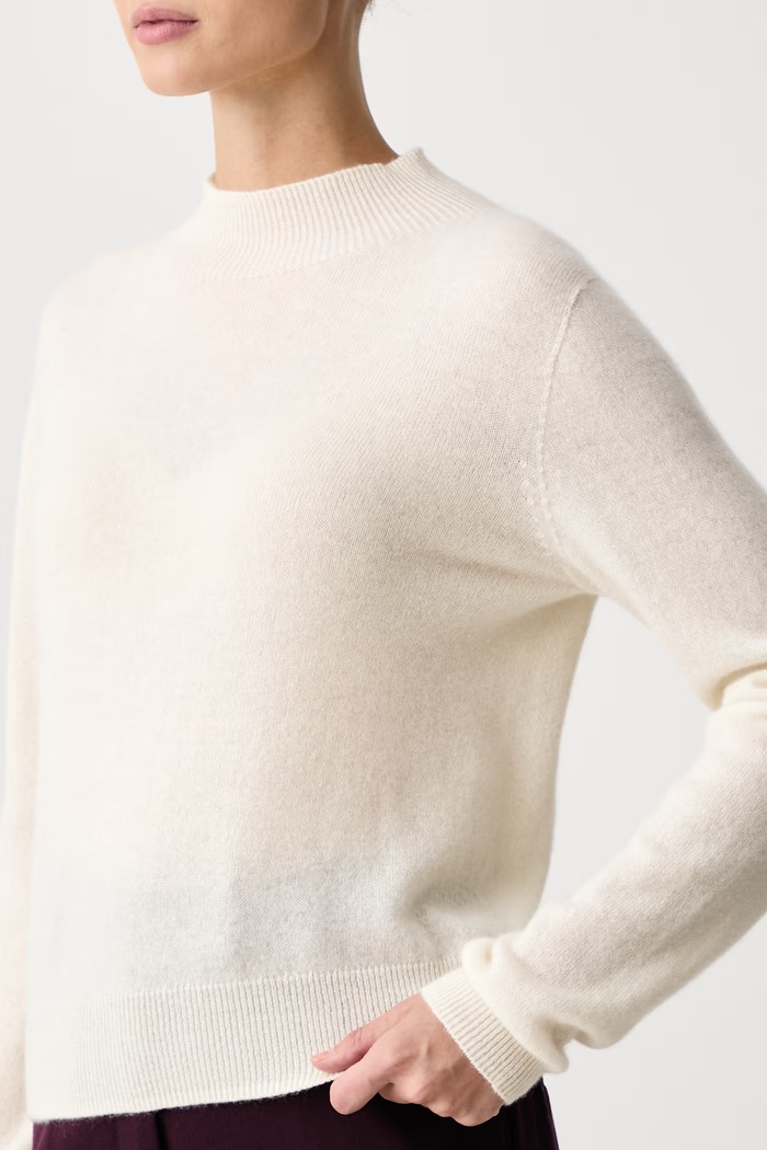 Sweter damski kaszmirowy Kaos SIHKT013 beżowy