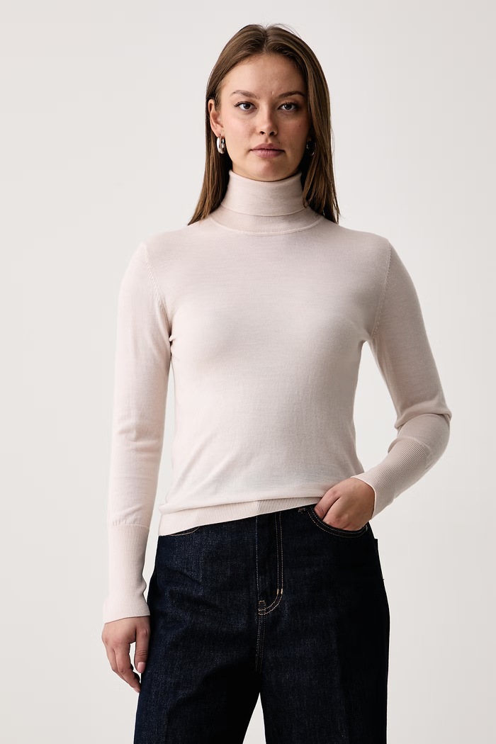 Kaos Golf damski wełniany beżowy SI1NT046