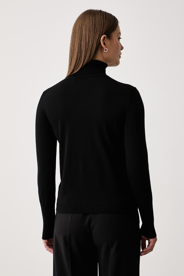 Odzież Kaos Golf damski wełniany SI1NT046 czarny