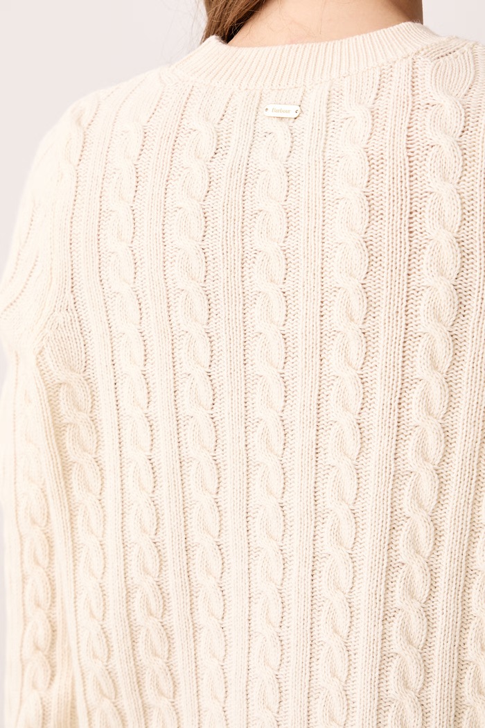 Barbour Sweter damski z wełną Ashdown LKN1834
