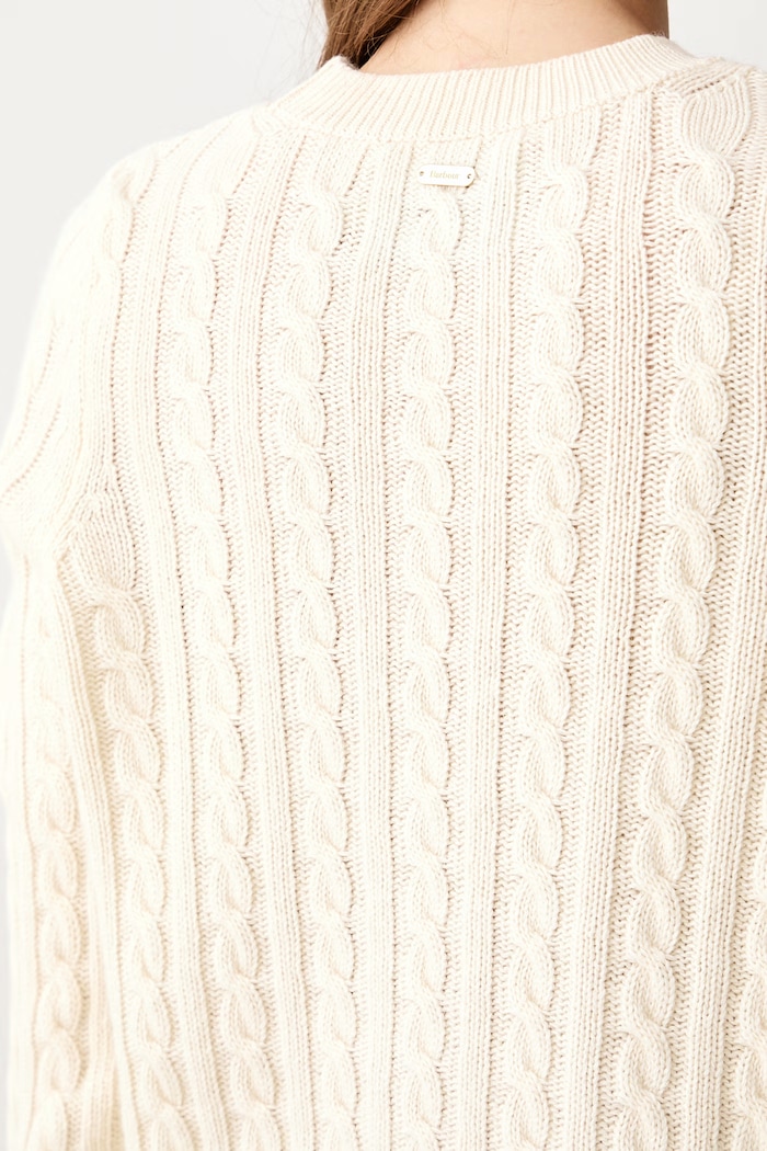 Barbour Sweter damski z wełną Ashdown LKN1834