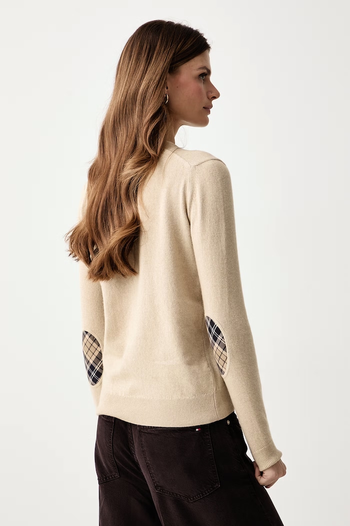 Дрехи Barbour Жилетка дамска с вълна Pendle LKN1076 бежов