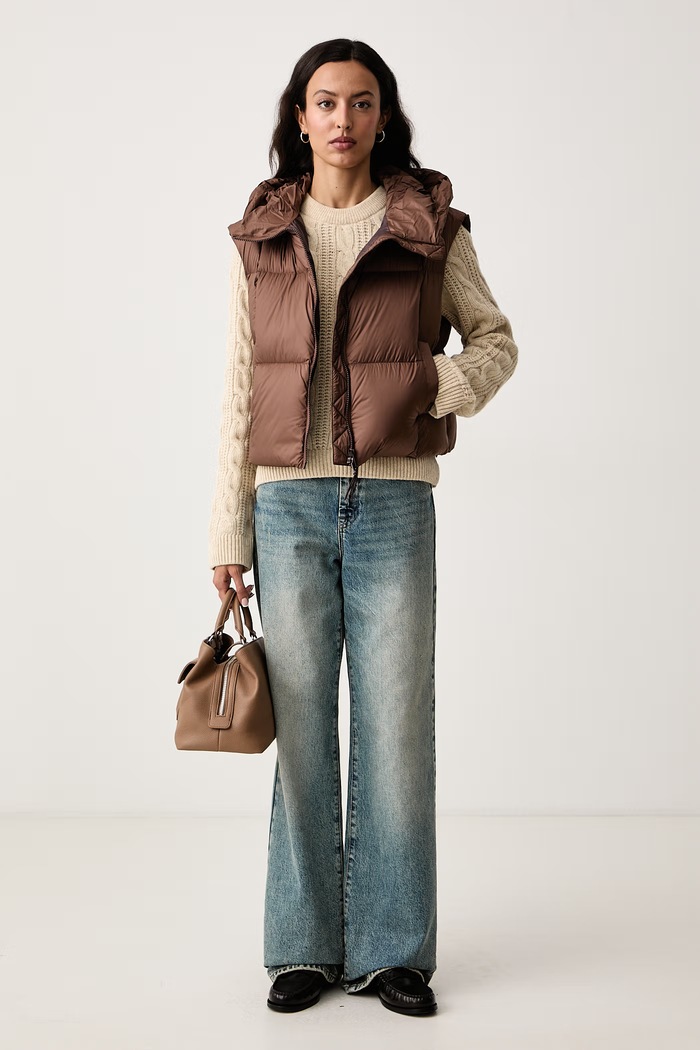 Barbour Pulover za žene s vunom Joan LKN1802 bež AW26
