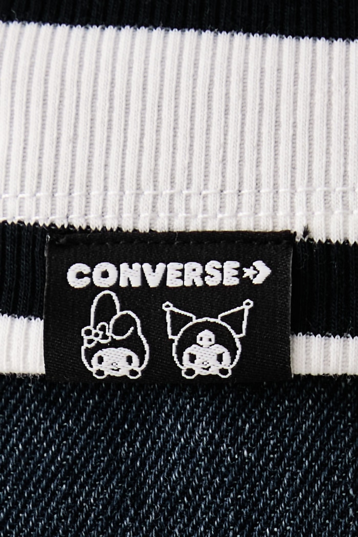 Longsleeve damski z bawełną x HELLO KITTY Converse biały CVW6K519