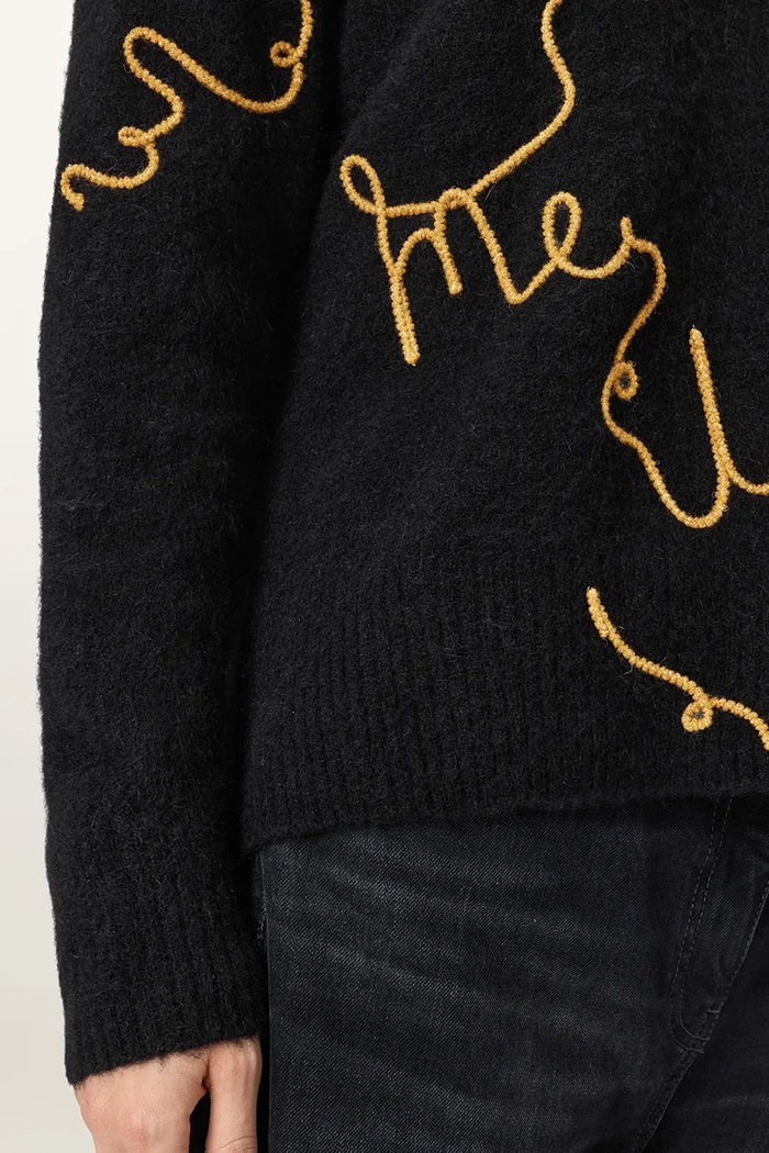 AllSaints Sweter damski z wełną UNWIND W033KF