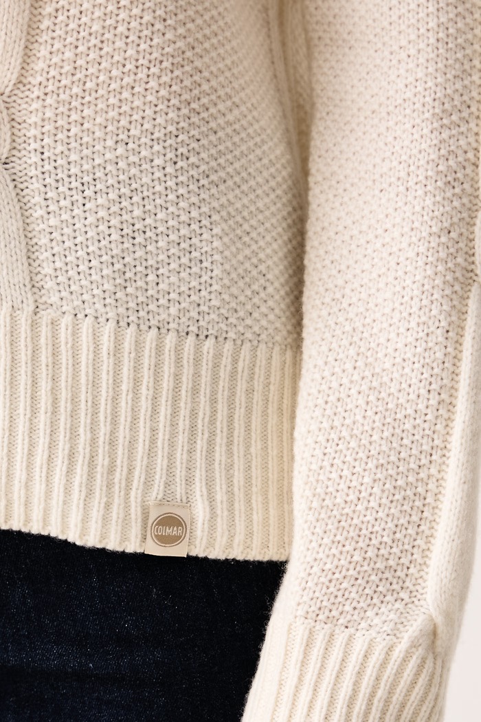 Sweter damski z wełną Colmar beżowy 43000008.2IG