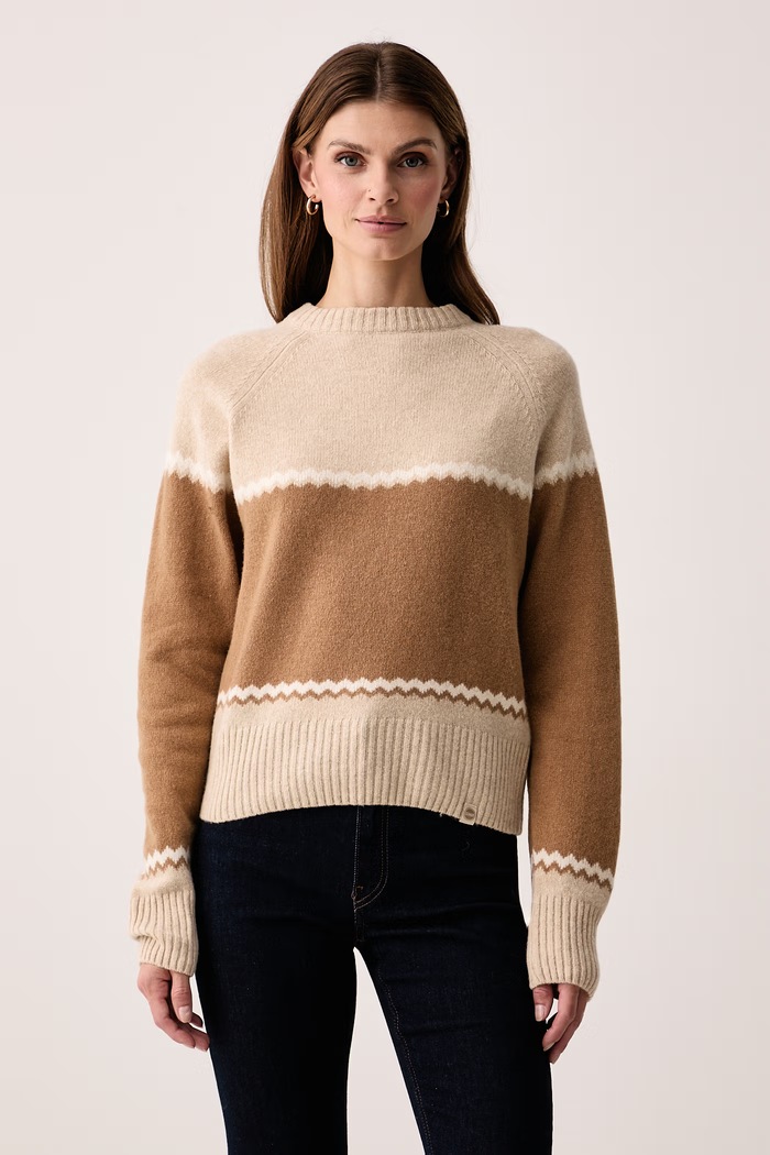 Colmar Sweter damski z wełną beżowy 43000006.2GI