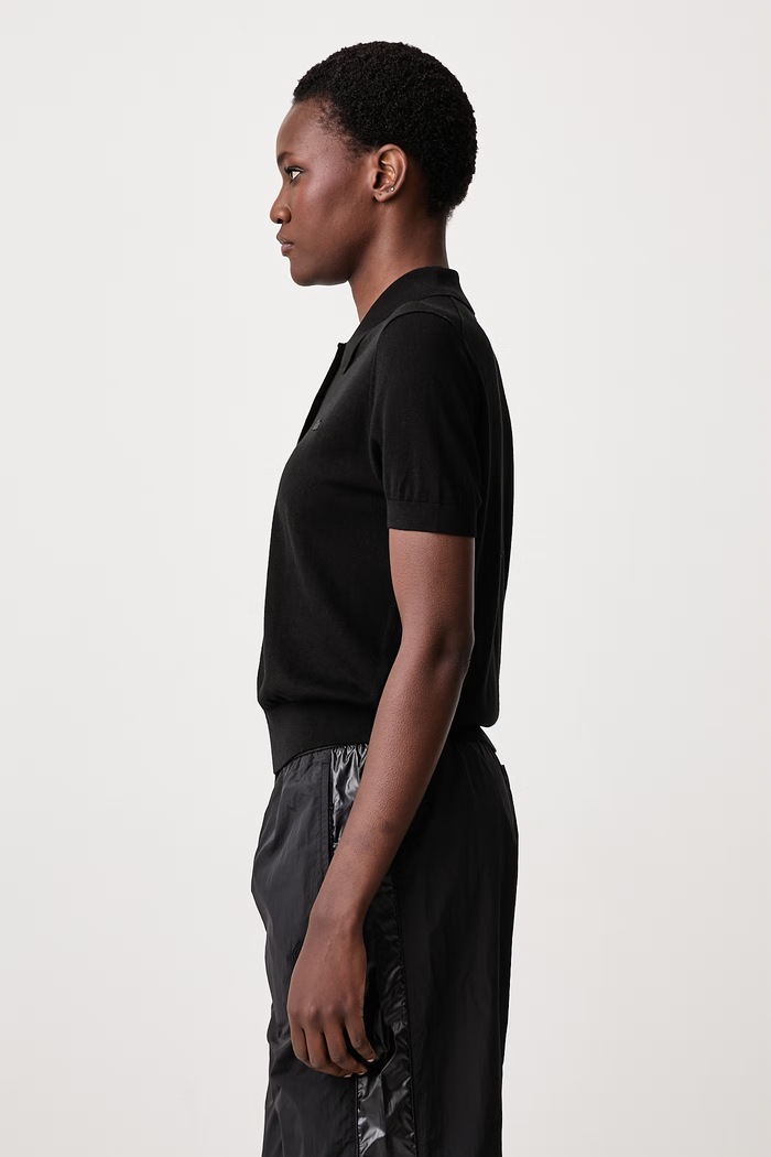 Sweter z dodatkiem kaszmiru damski Lacoste AF8273.031 czarny