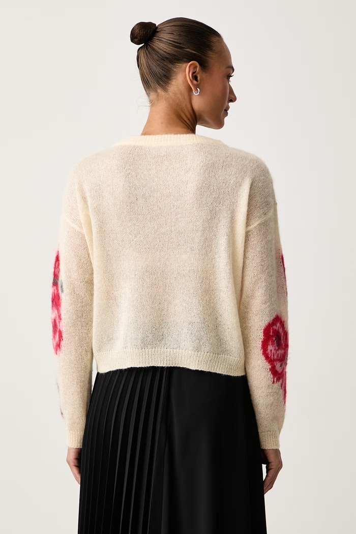 Odzież iBlues Sweter damski z wełną IBLSOLISTA 2627366202200 beżowy