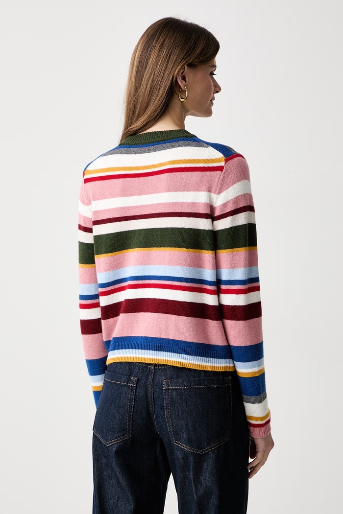 Odzież iBlues sweter damski z wełną IBLAFONA 2627366141200 różowy