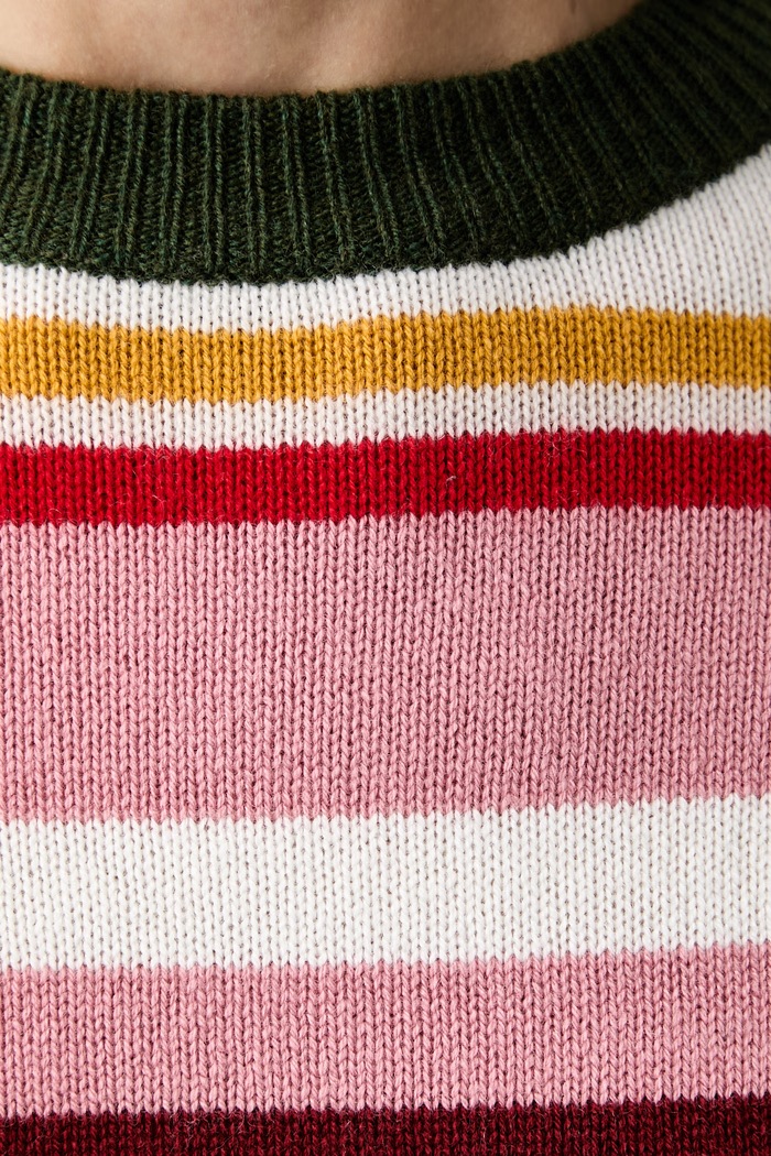 iBlues sweter damski z wełną IBLAFONA 2627366141200 różowy
