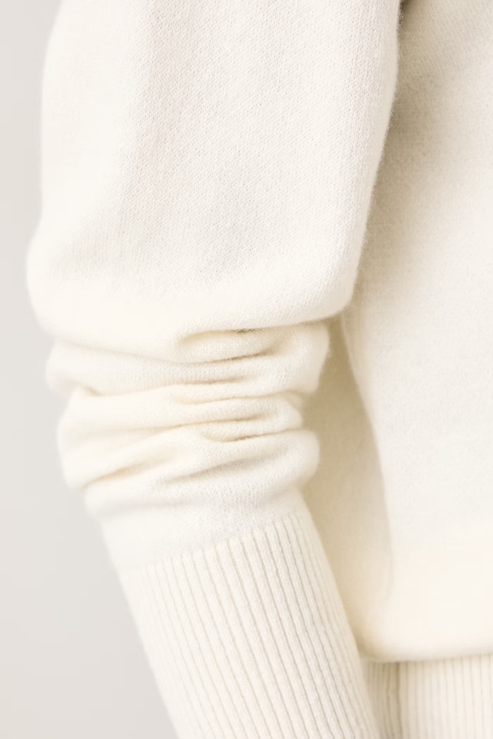Sweter damski z wełną Emme by Marella Marella beżowy 2625366342200