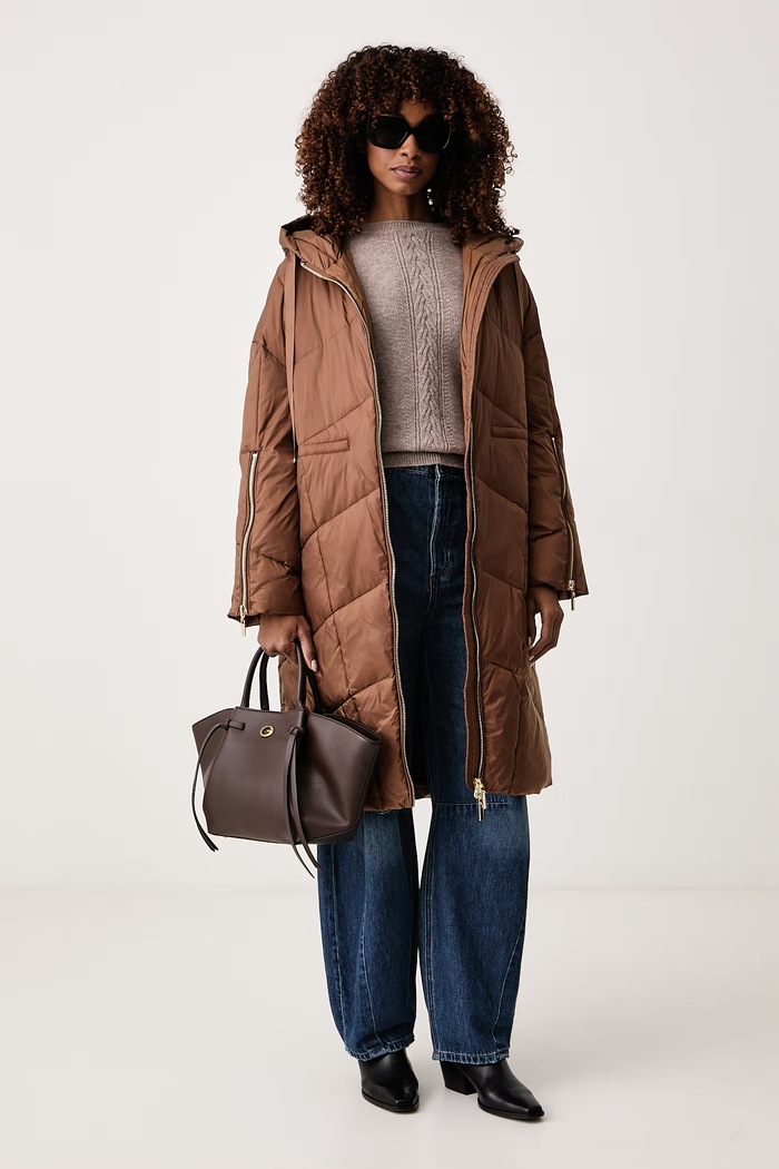 Marella Sweter damski z wełną Emme by Marella 2625366302200 beżowy AW26