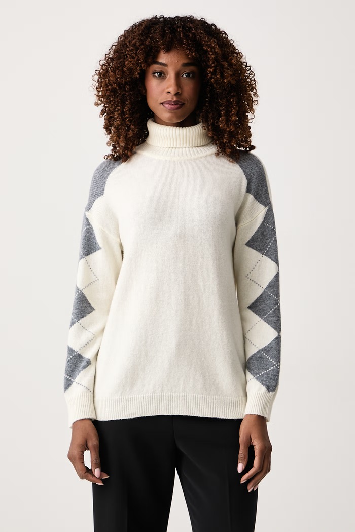 Marella Sweter damski z wełną Emme by Marella beżowy 2625366202200