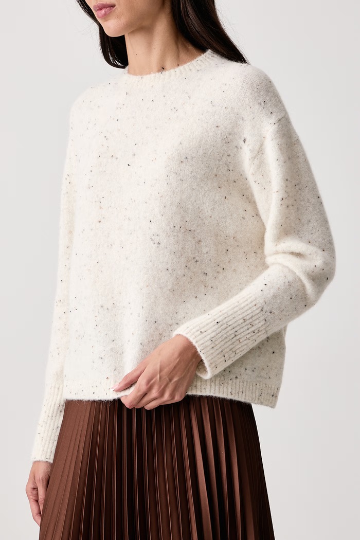 Sweter damski z wełną MLLALCALI Marella 2623366372200 beżowy