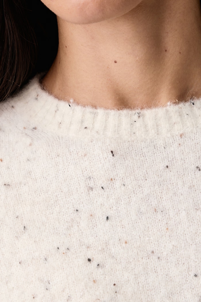 Sweter damski z wełną MLLALCALI Marella beżowy 2623366372200