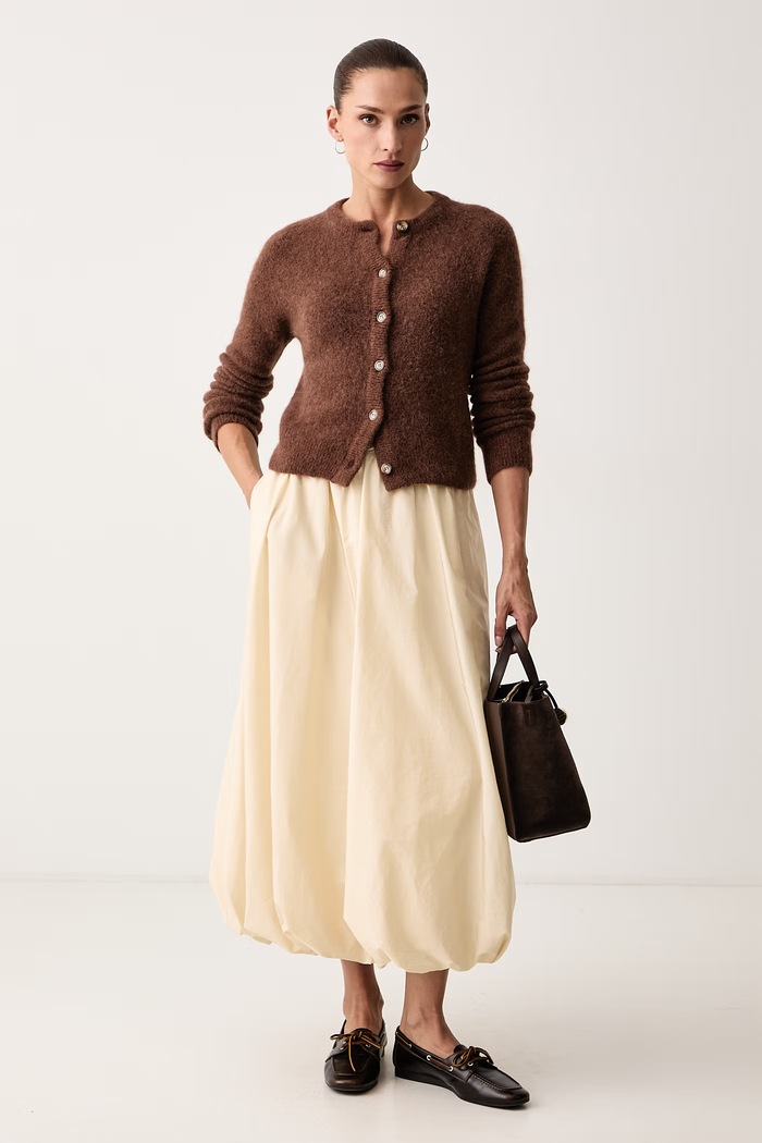 Marella Ζακέτα γυναικεία με μαλλί MLLVOLTA 2623346072200 καφέ AW26
