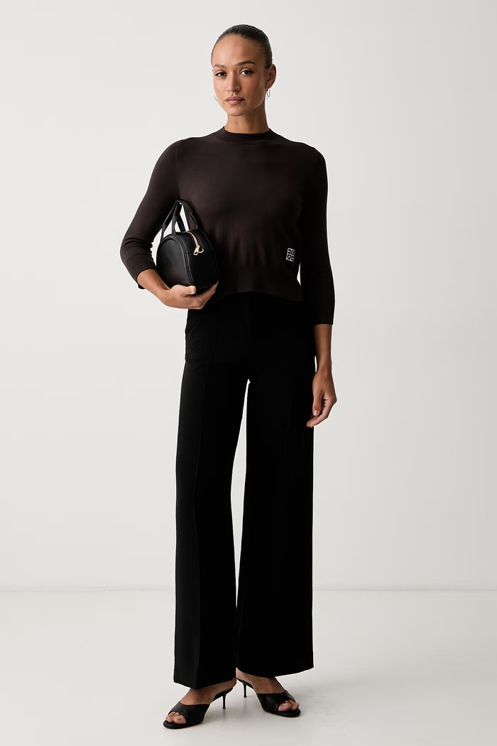 Marella пуловер дамски с вискоза Emme by Marella 2625366041200 кафяв AW26