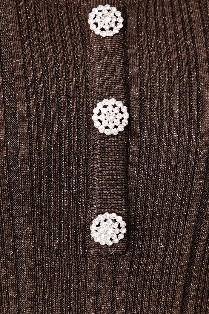 Sweter damski z wiskozą Fracomina brązowy FS26WT7021K492Q7