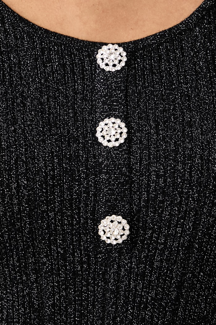 Sweter damski z wiskozą Fracomina czarny FS26WT7021K492Q7