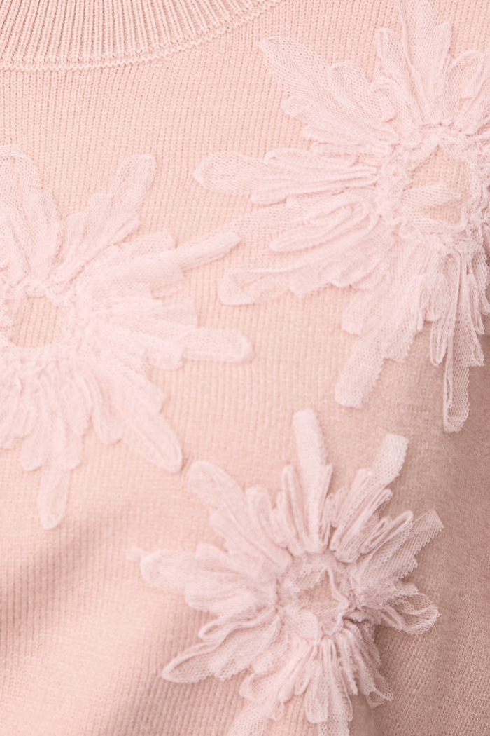 Sweter damski z wiskozą Fracomina różowy FS26WT7013K502E5