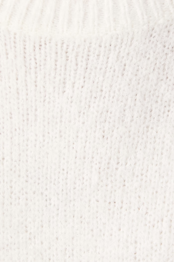 Sweter damski z dodatkiem wełny Fracomina beżowy FZ26WT7005K57201