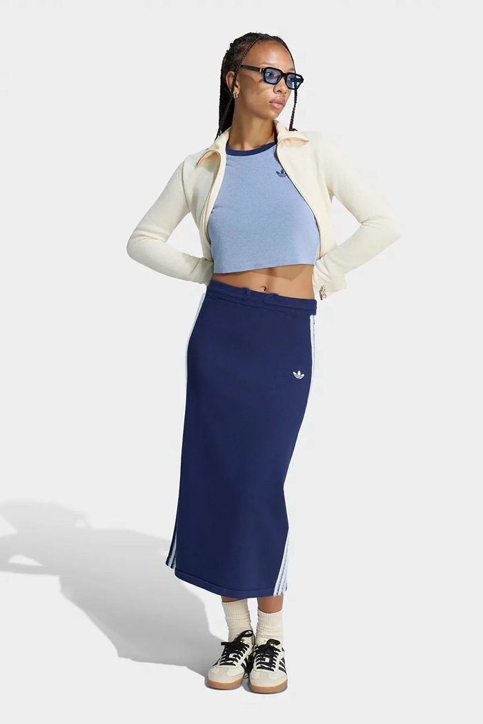 Odzież adidas Originals Kardigan damski Chenille Zip Up LF6578 beżowy