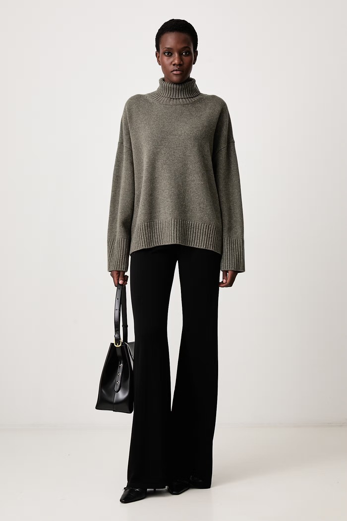 Soeur Dolčevita za žene od merino vune WILLIAM PUL1518WILLIAM zelena AW26