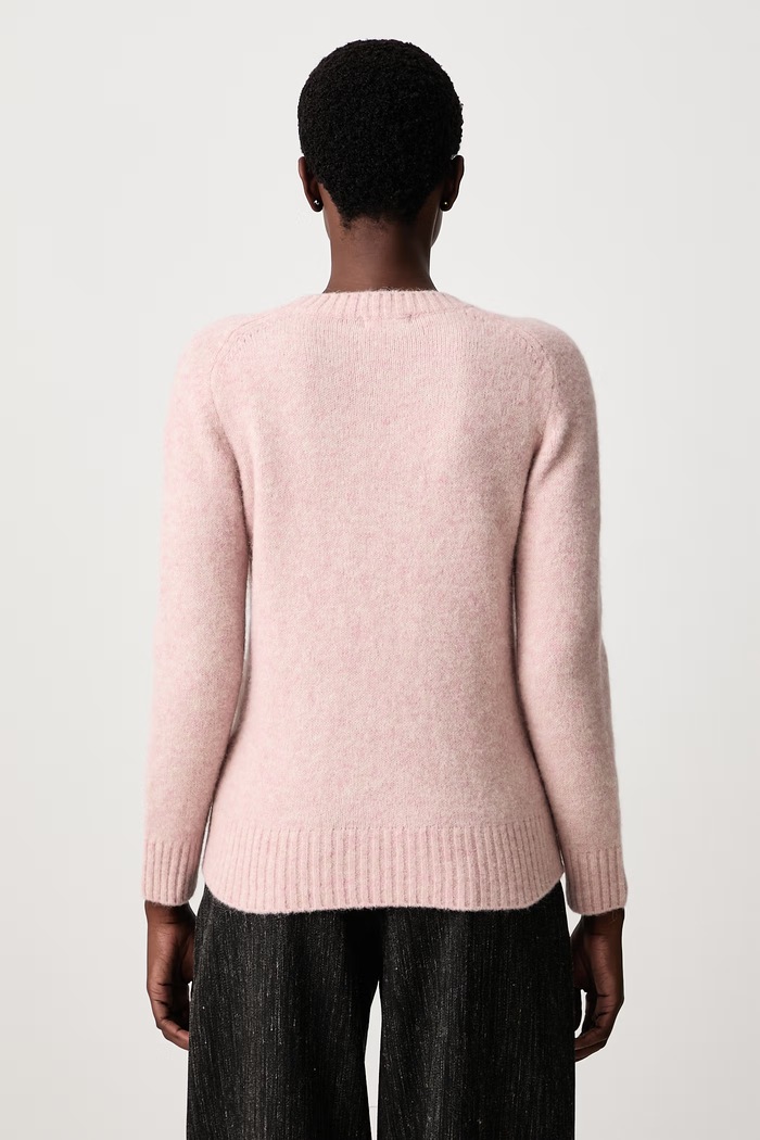 Soeur Sweter damski z wełną ENVIE PUL1321ENVIE różowy AW26
