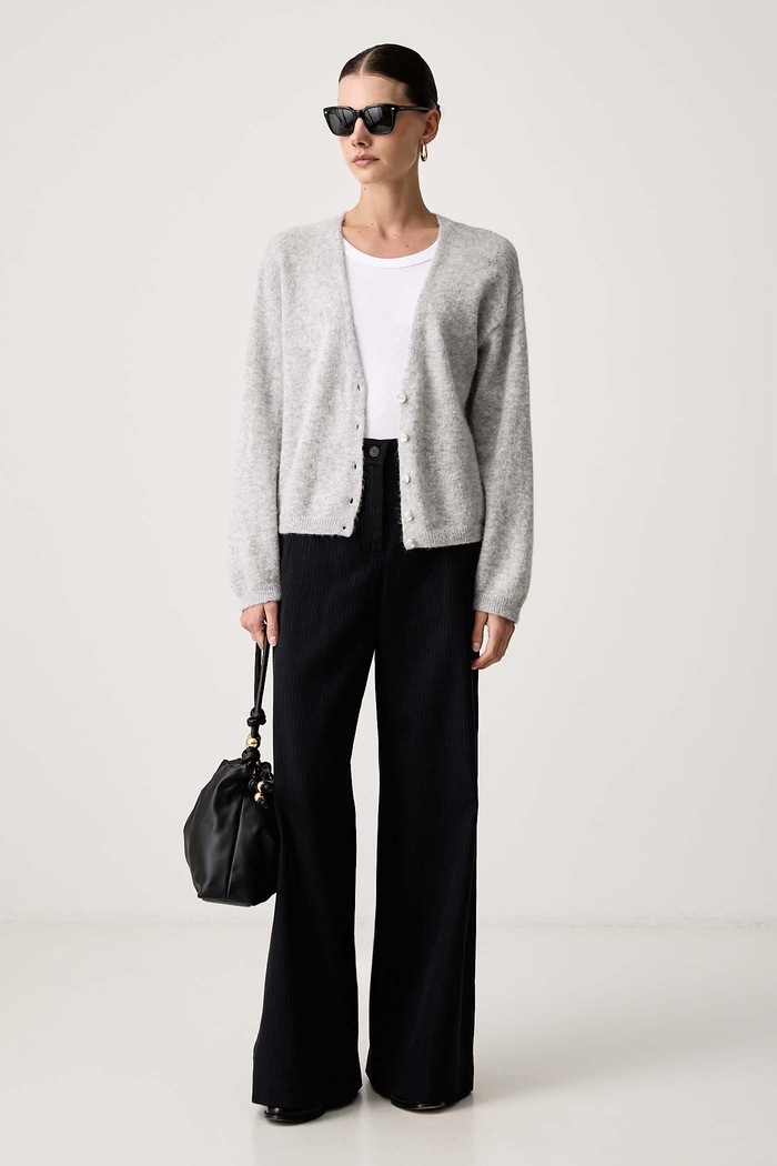 BOSS Orange Жилетка дамска с вълна C_Farano 50576535 сив AW26