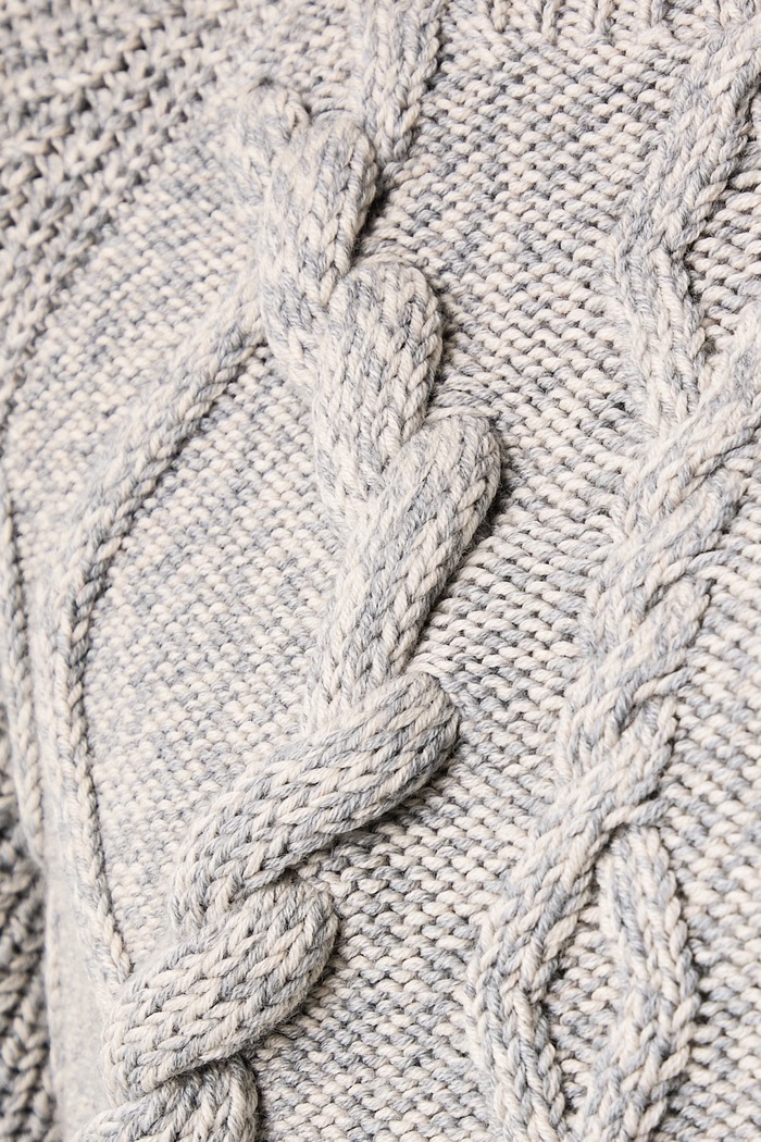 Sweter damski z wełną Frescienne BOSS szary 50568335