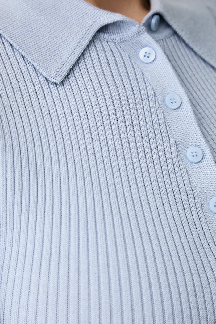 Sweter damski wełniany Faelina BOSS niebieski 50567364