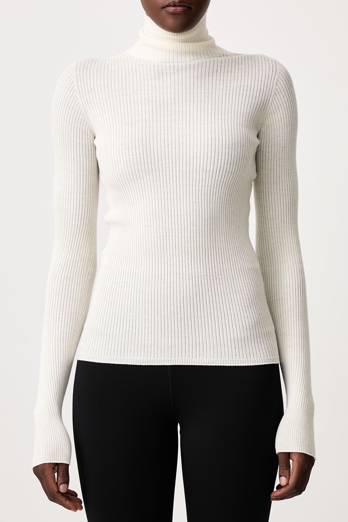 Centro sweter wełniany damski Sportmax beżowy 2622366012600