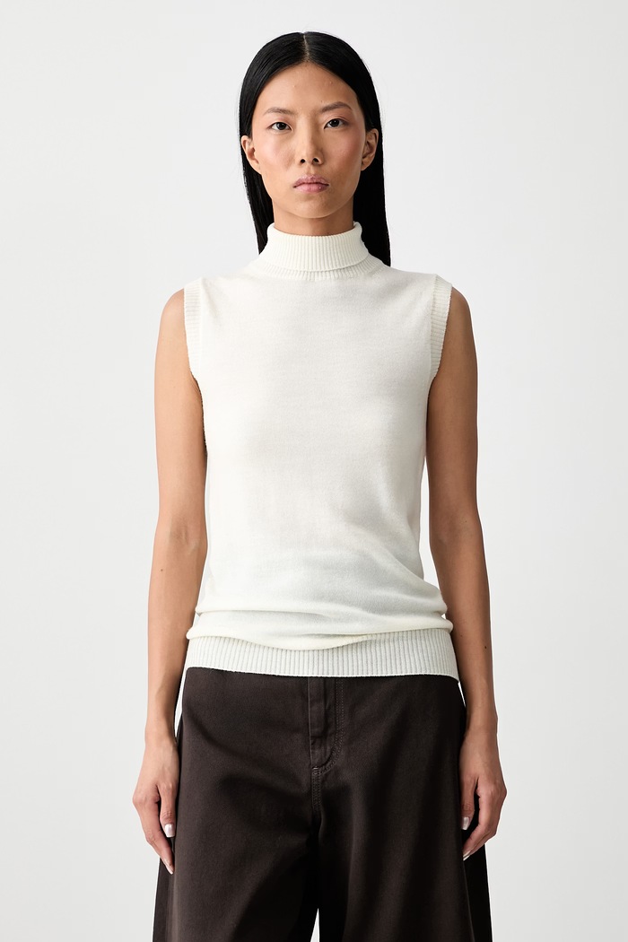 Sportmax Eschimo Women's wool vest beige 2622366011600