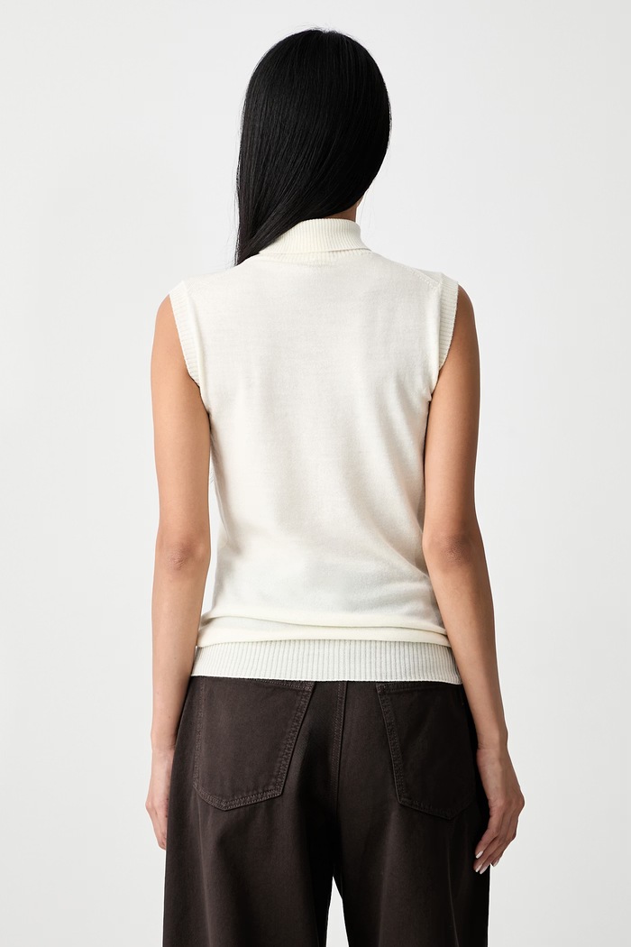 Clothing Sportmax Eschimo Women's wool vest 2622366011600 beige